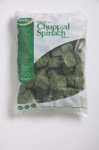 Gehakte spinazie - porties 15 g