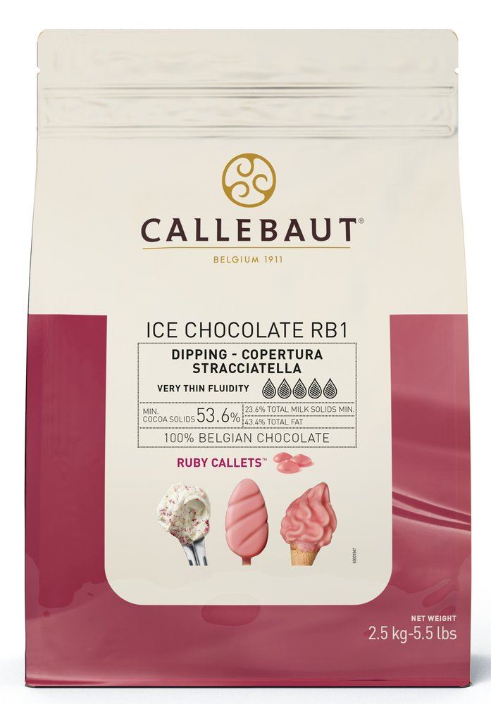 Ice chocolate callets Ruby