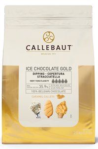 Ice chocolate callets Gold