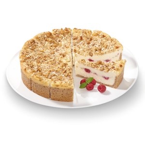 Raspberry-granola cheesecake  Ø24 cm - 14 portions