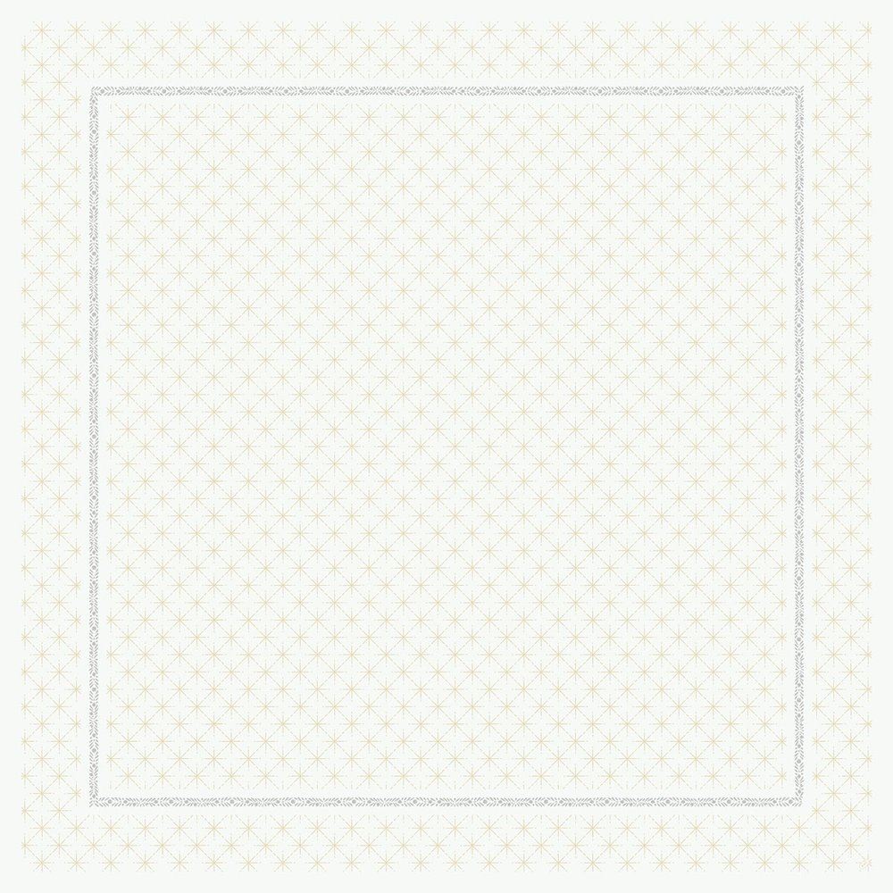 Napperon Dunicel glitter white - 84x84 cm