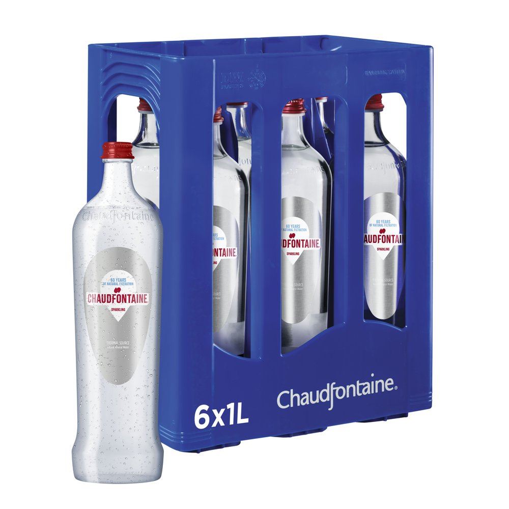 Chaudfontaine sparkling glas 1 L