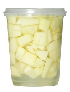 Salade de fruits pomme en cubes - au jus