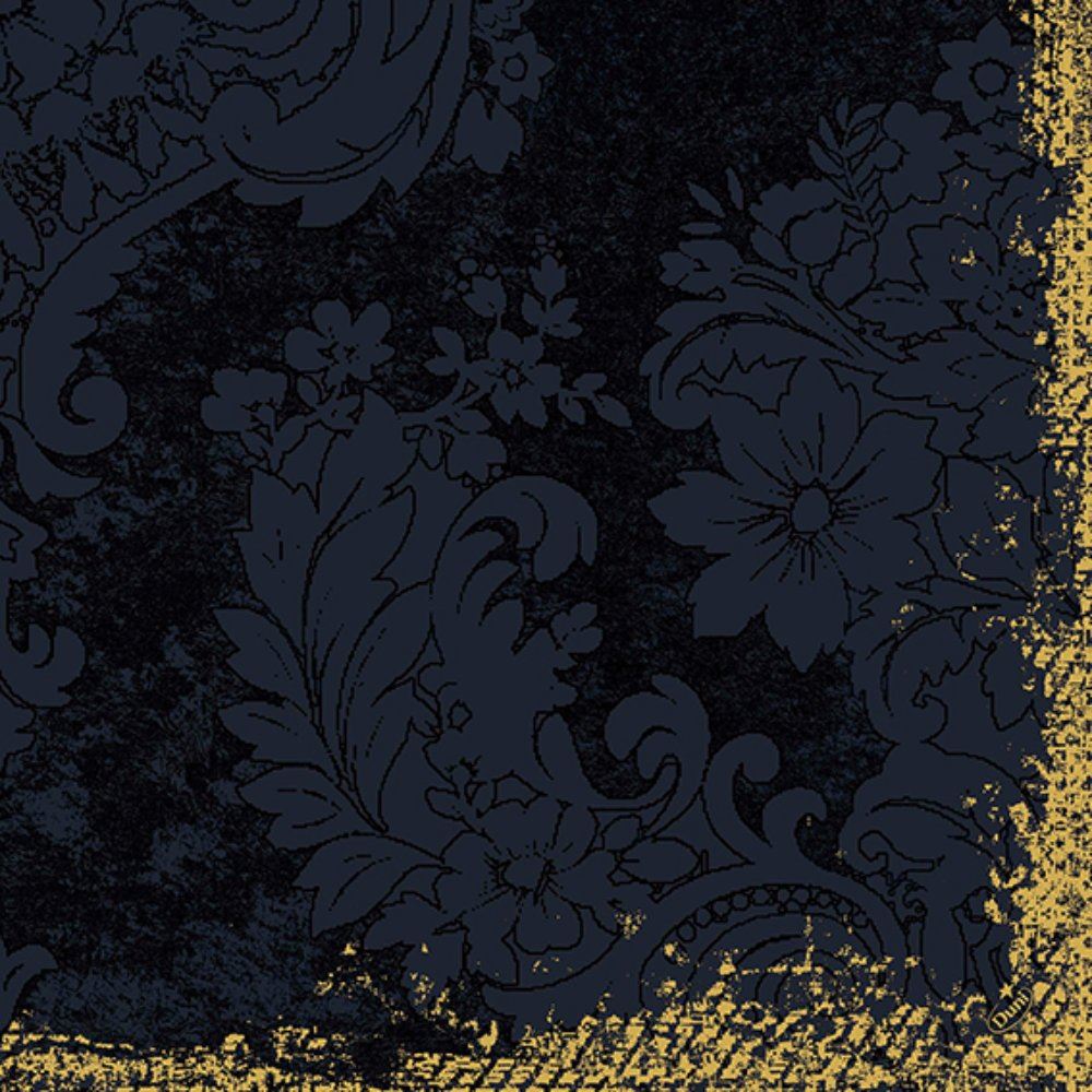 Dunilin servet royal zwart - 40x40 cm