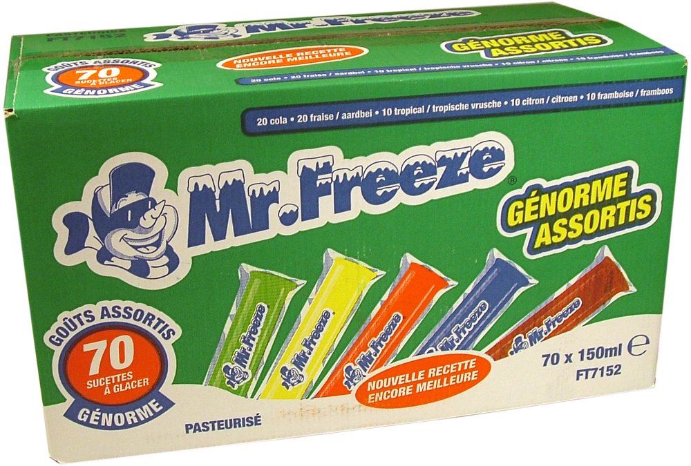 Assortiment Mr freeze