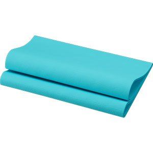Serviette mint blue bio dunisoft - 40x40 cm