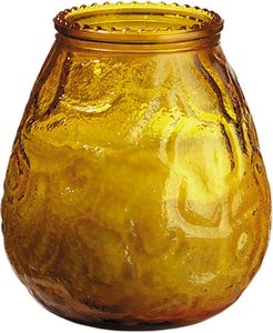 Venezia bougie pots en verre miel