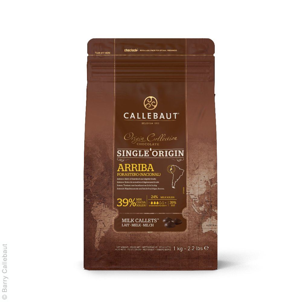 Callets de chocolat Arriba - 39% cacao