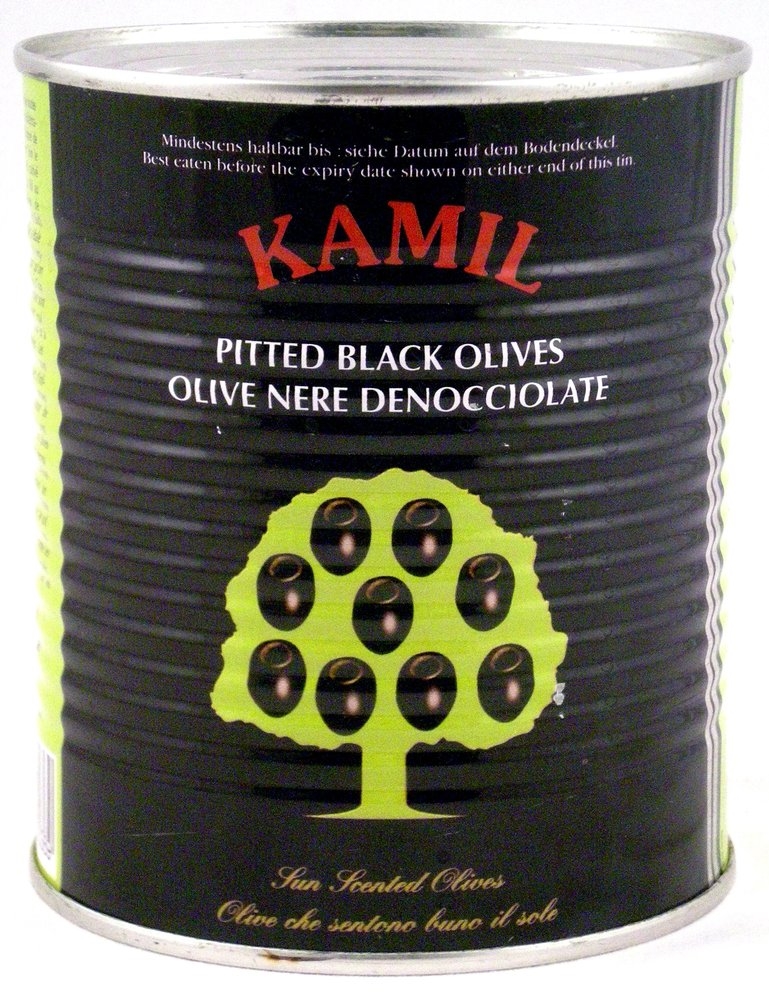 Olives noires dénoyautées 34/37