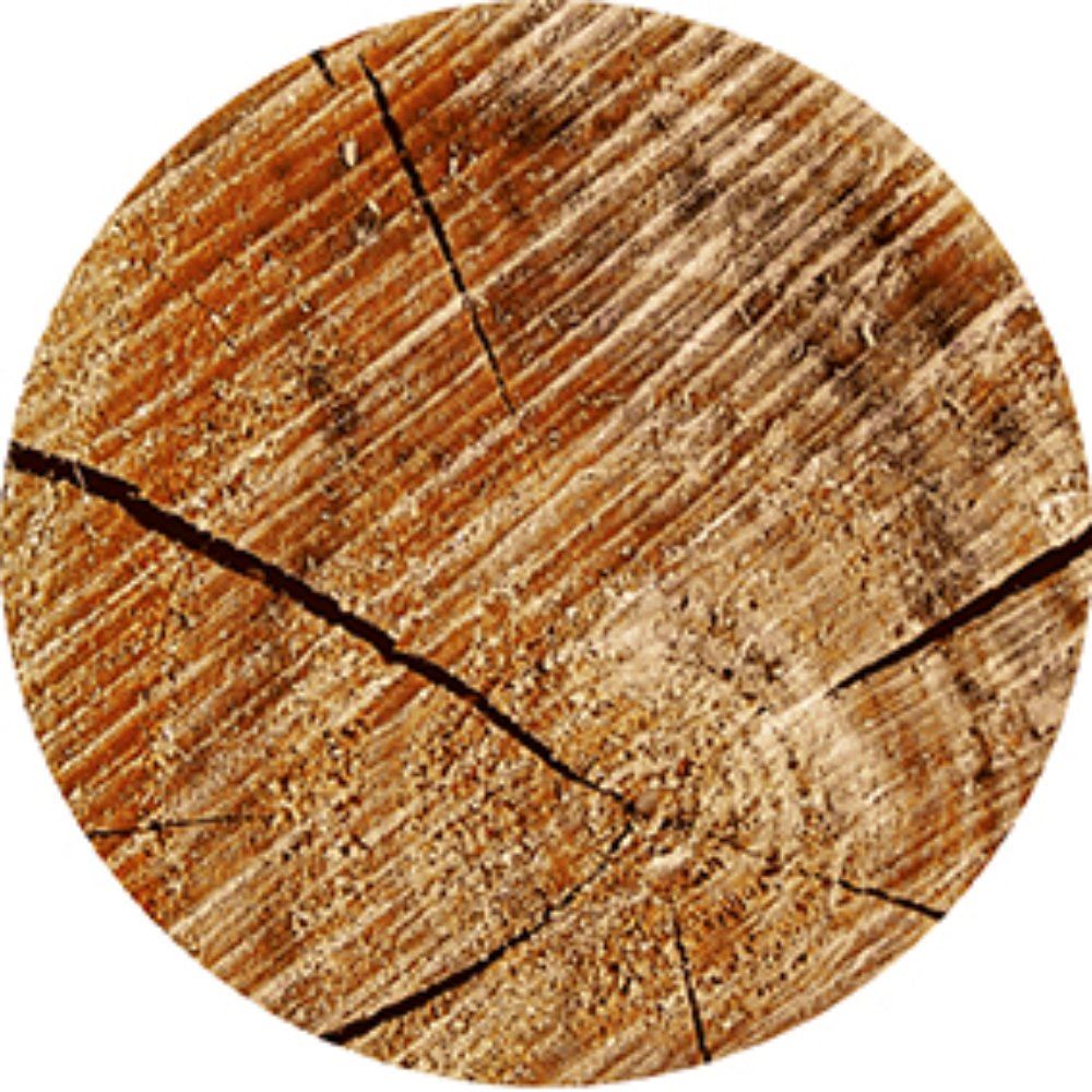 Dunilin onderzetter rond wood - Ø 9 mm