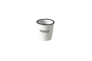 Pot avec texte 'mayo' Ø4,9 cm