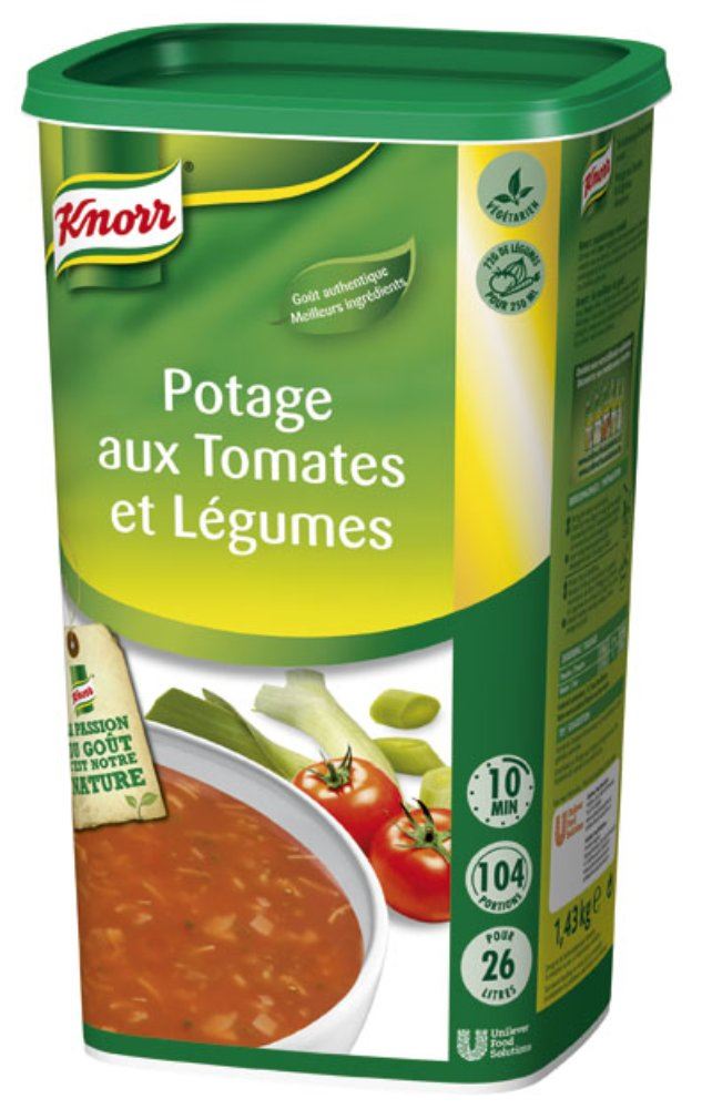Potage aux tomates et légumes  -   poudre
