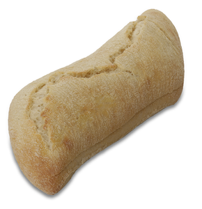 2566 Rustiek broodje wit voorgesneden 18,5 cm
