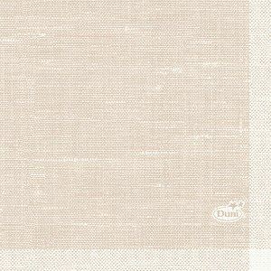 Dunisoft cocktail serviette weave blanche - 20x20 cm
