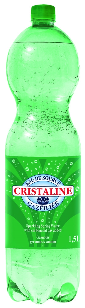 Cristaline eau pétillante