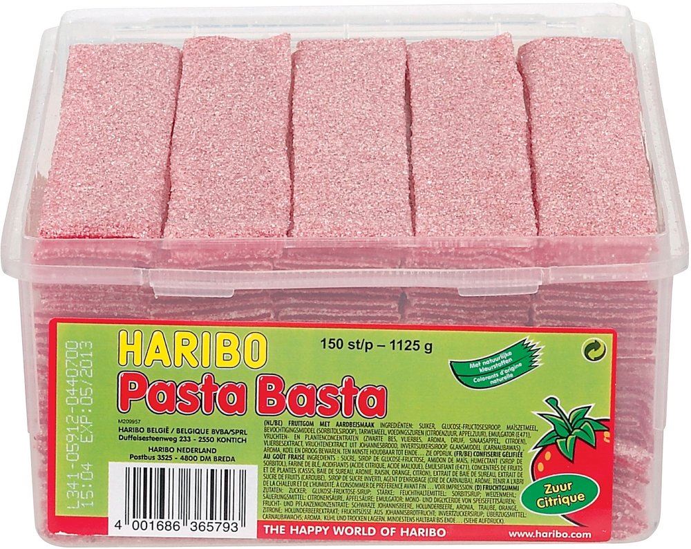 Haribo gélifié au goût fraise