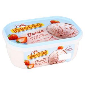 Crème glacée fraise