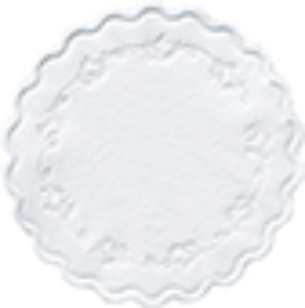 Dessous de verre 8 couches blanc - Ø 9 cm