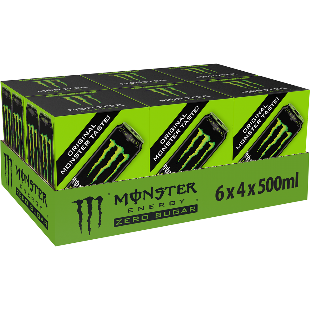 Monster energy zero sugar boîte 50 cl