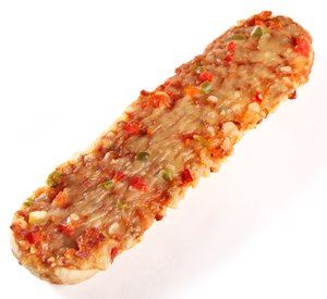 S1687 Pizza baguette met pepperoni 28 cm