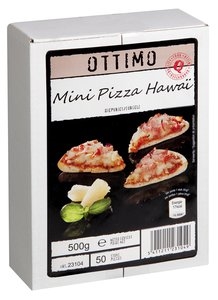 Mini pizza Hawaï