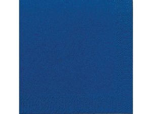 Servet 3 laags donkerblauw - 40x40 cm