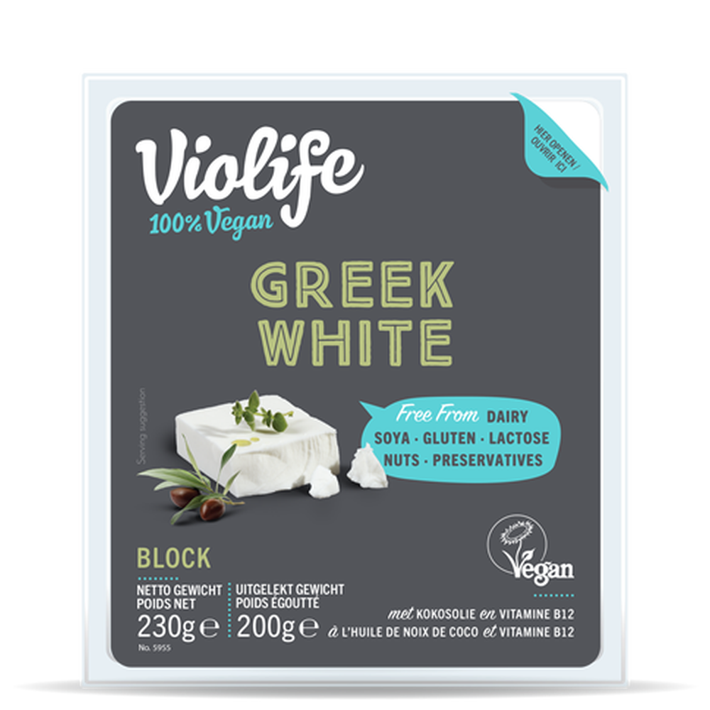 Vegan kaas Greek white