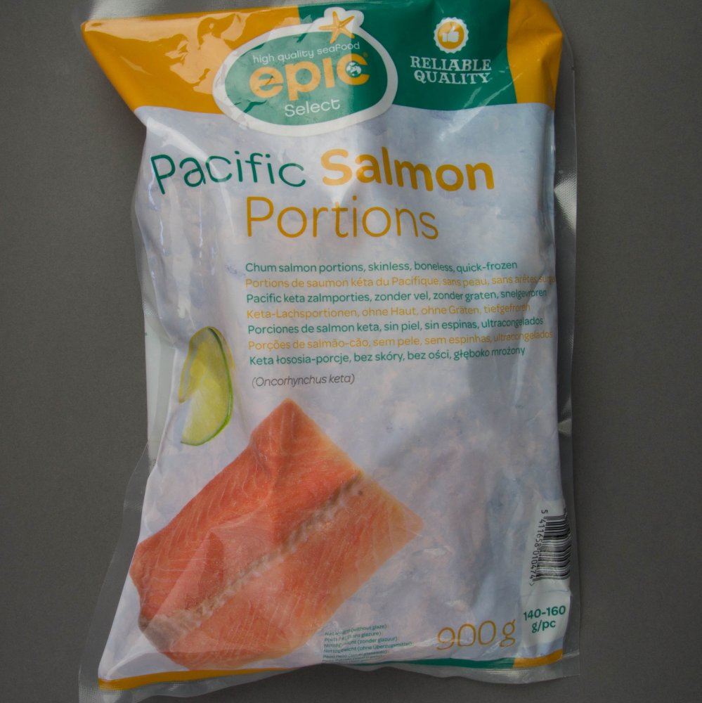 Portions de saumon chum