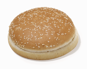2103888 Hamburger bun met sesamzaad Ø12 cm