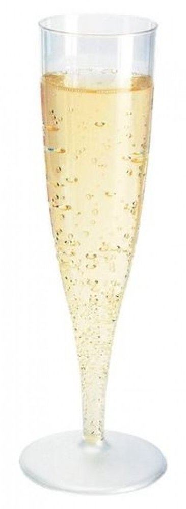 Verre à champagne en plastique 13,5 cl