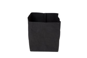 Ecosy sachet à pain noir lavable - 10x10x12 cm