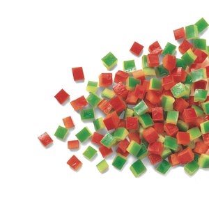 Paprikablokjes rood & groen 10x10 mm