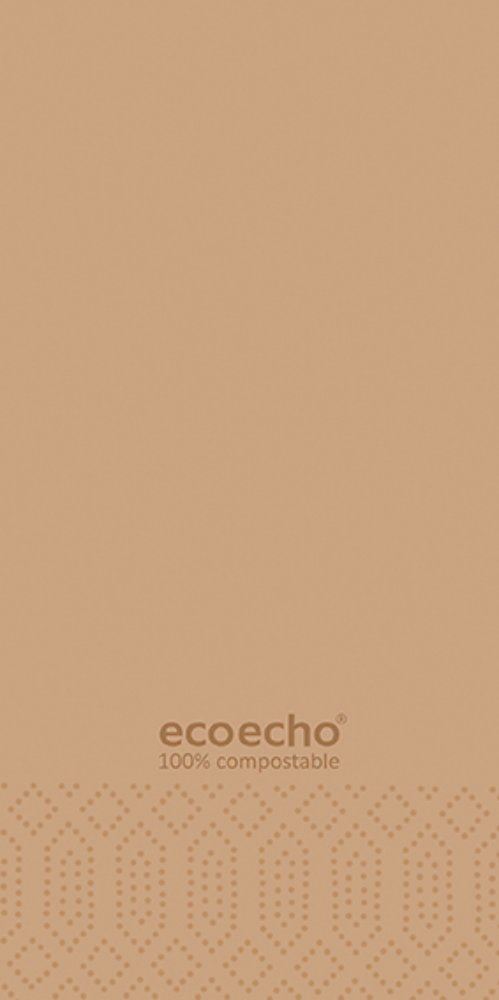Servet 2 laags eco brown - 33x33 cm