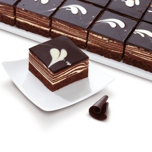 Mousse au chocolat slices - 24 mini portions
