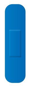 Pansements bleus détectables - 19x72 mm
