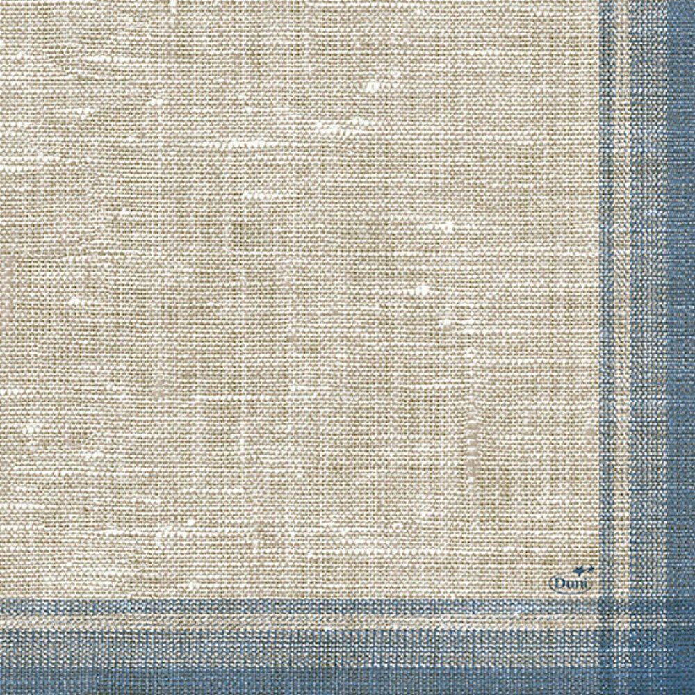 Serviette 3 couches linus bleue - 33x33 cm