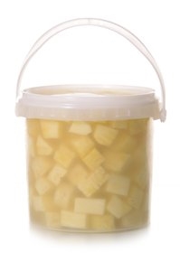 Salade de fruits ananas en cubes - au jus