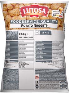 Potato nuggets nature