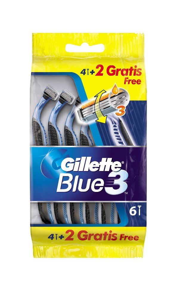 Gillette lames blue III jetables