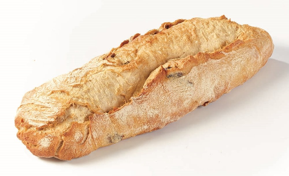 S7096 Pyreneeën brood met olijven 33 cm