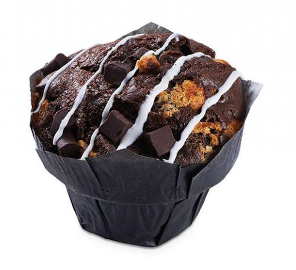 1406 Black Label chocolate overkill muffin
