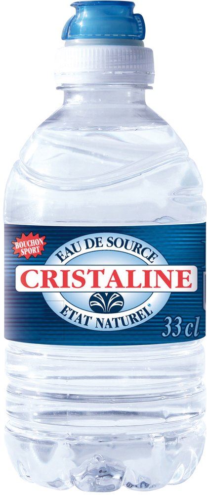 Cristaline eau de source pet 33 cl