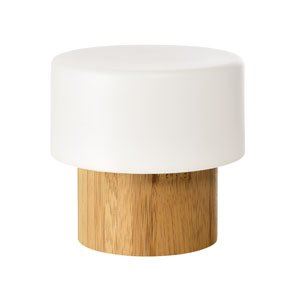 Lampe à LED sister bambou blanc - 110xØ110 mm