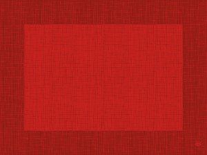Dunicel set de table linnea rouge - 30x40 cm