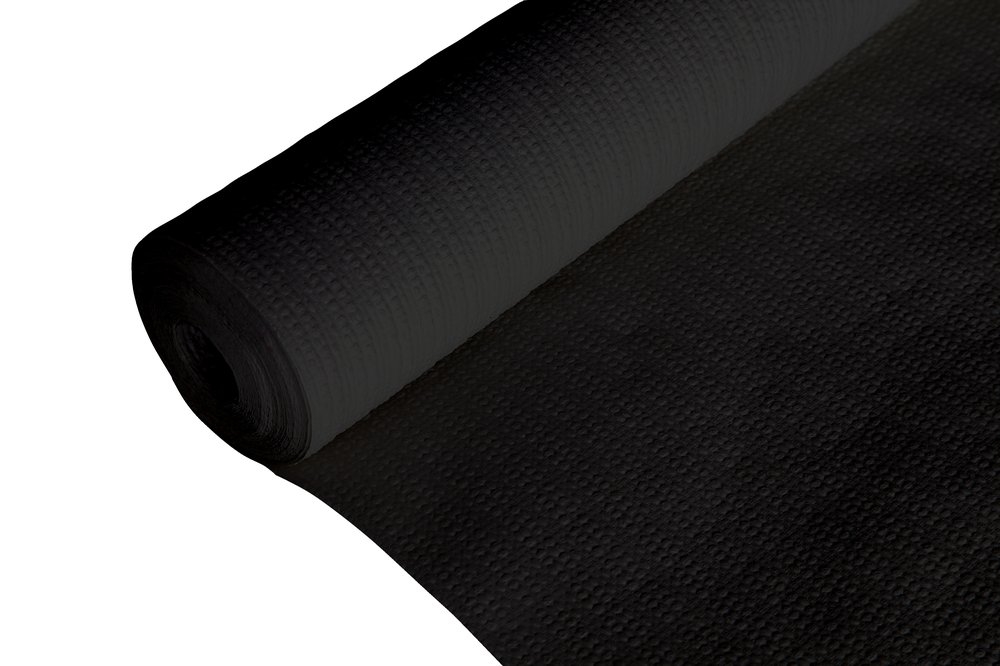 Tafelkleed zwart - 1,18x20 m