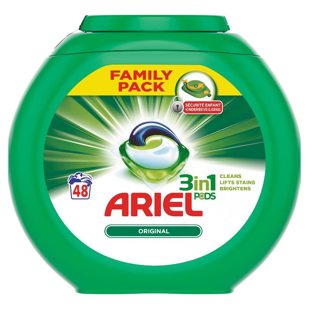 Ariel pods regular 3en1 - liquide