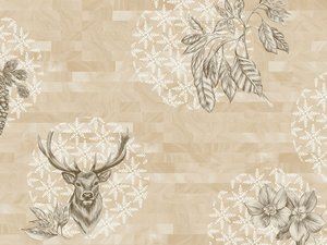 Placemats papier wild deer - 30x40 cm