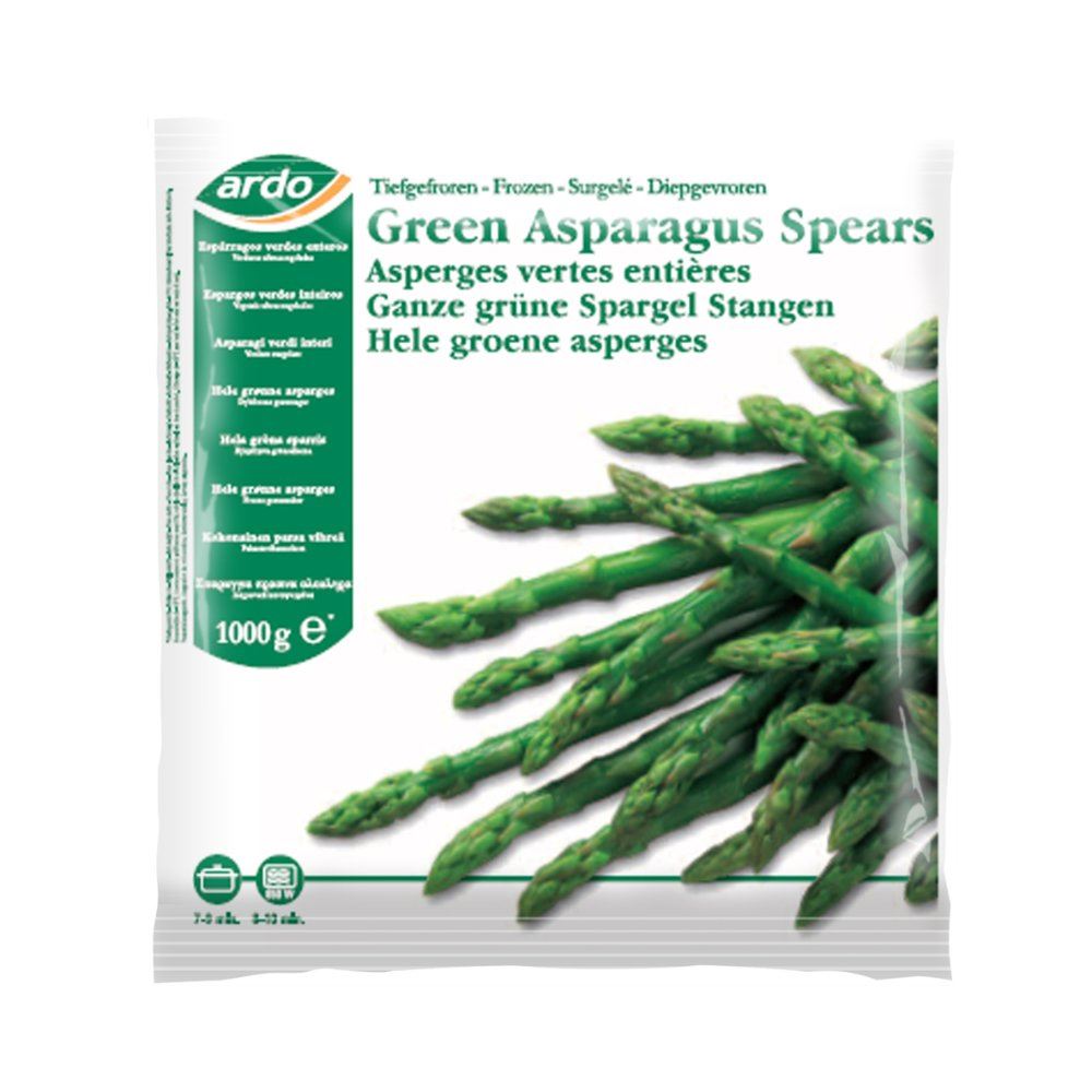 Hele groene asperges