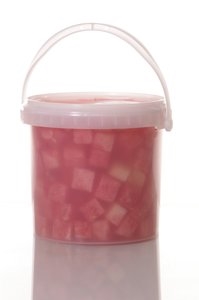 Salade de fruits pastèque en cubes - au jus