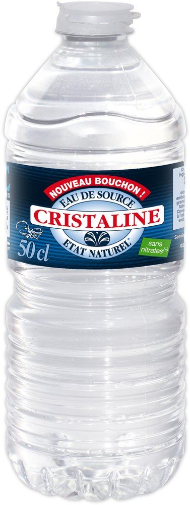 Cristaline eau de source pet 50 cl